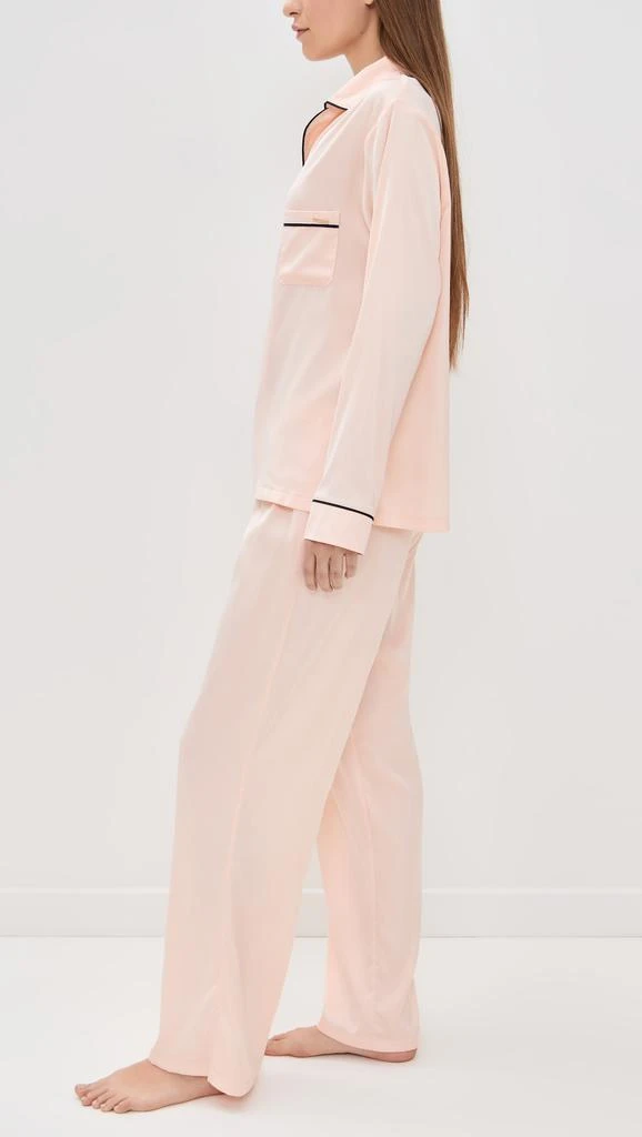 BLUEBELLA Claudia Luxury Satin Long Pajama Set 3