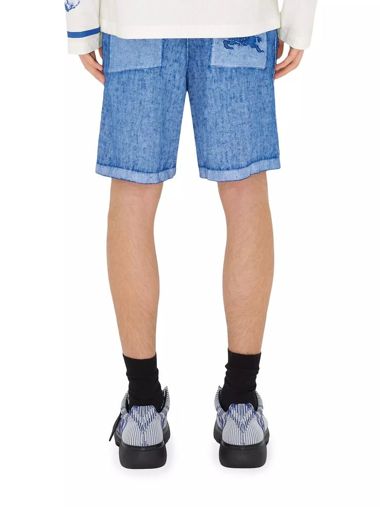Burberry Linen EKD Shorts 6