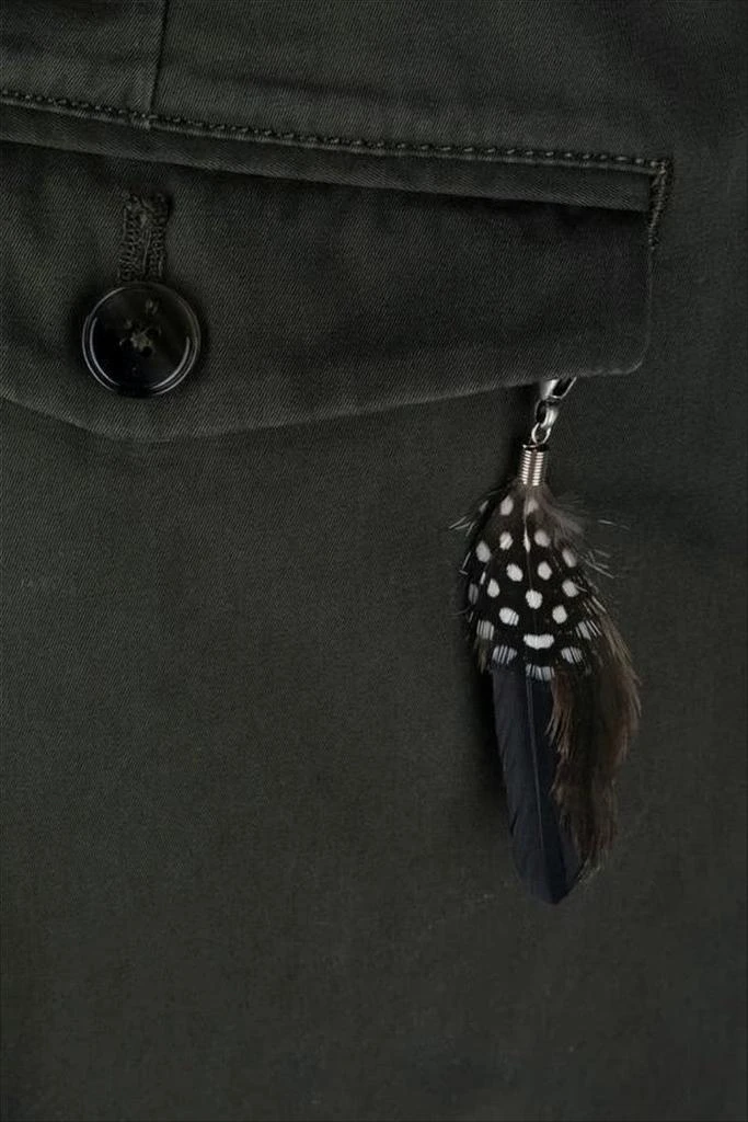 PT TORINO Cropped Tailored Suit Pants With Unique Feather Charm 3