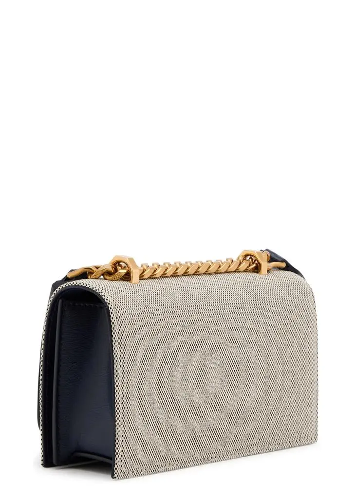 Alexander McQueen The Biker Jewelled Satchel mini canvas shoulder bag 2