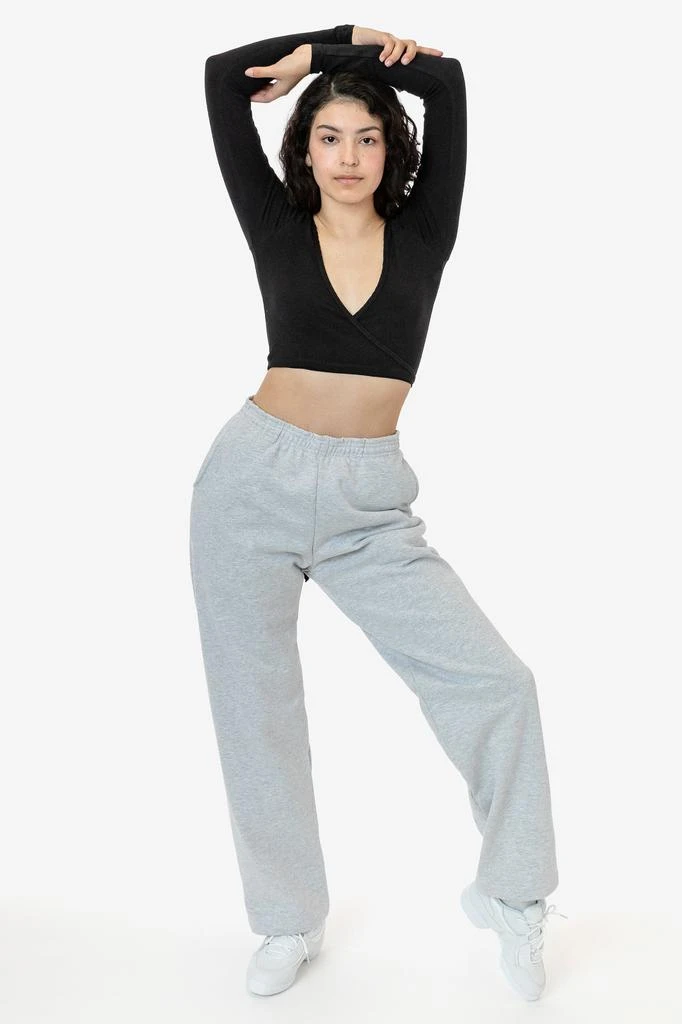Los Angeles Apparel HF05 - Heavy Fleece Wide Leg Sweatpants (Piece Dye) 19