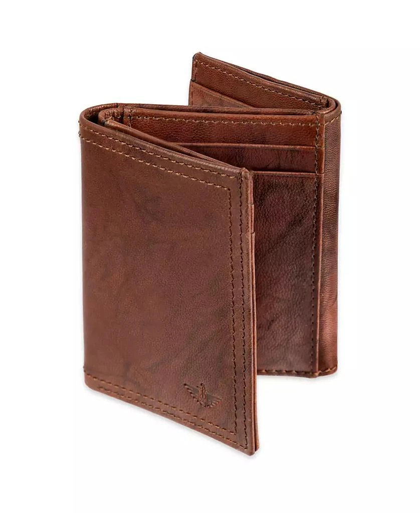 Dockers Men's RFID Crunch Leather Z-Fold Trifold Wallet 3