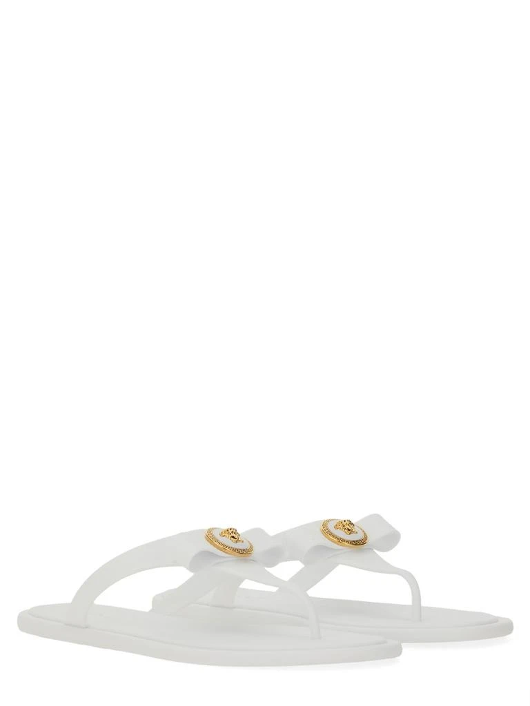 Versace SLIDE SANDAL WITH GIANNI RIBBON 2