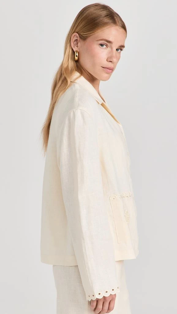 Sleeper Sofia Linen Embroidered Shirt 3