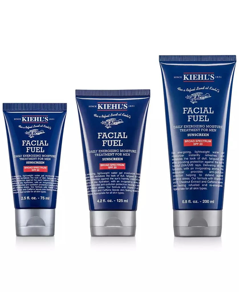 Kiehl's Facial Fuel Men’s SPF 20 Moisturizer, 2.5 fl. oz. 10
