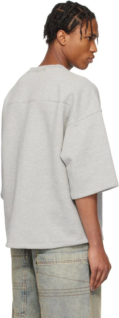 Rhude Gray 'Côte D'Azur' Mid-Sleeve Boxy T-shirt 3