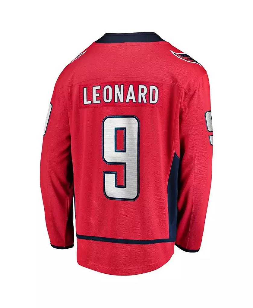 Fanatics Men's Ryan Leonard Red Washington Capitals Home Breakaway Jersey 3