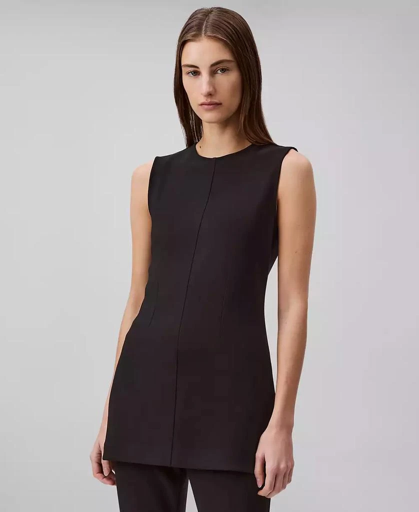Calvin Klein Women's Sleeveless Tailored Knit Tunic 1
