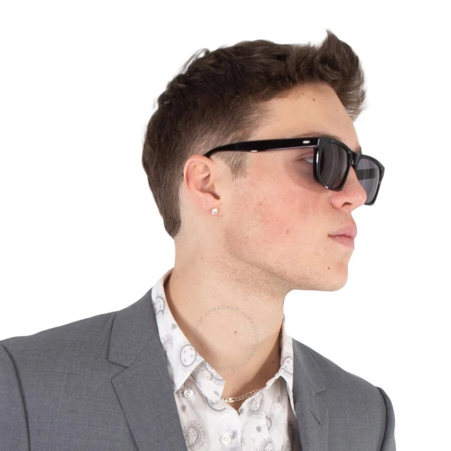 Barton Perreira Walker Polarized Smoke Square Men's Sunglasses BP40024I 01D 57 2