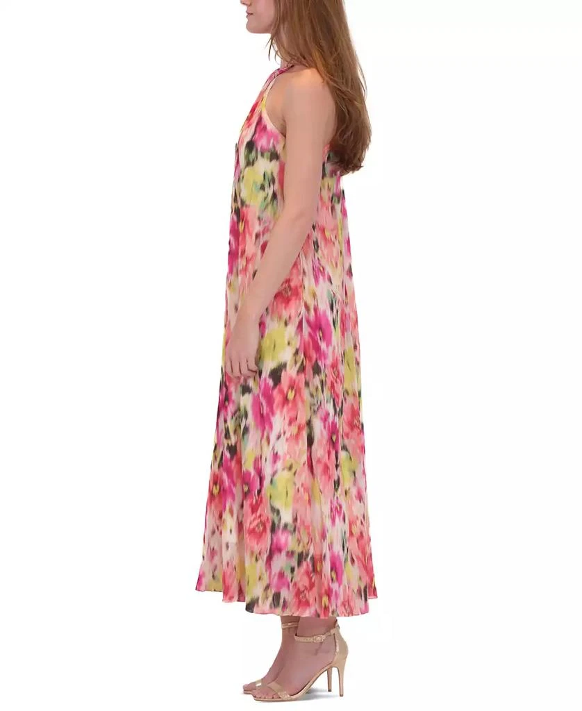 julia jordan Women's Printed Twisted Halter-Neck Maxi Dress - Dresses &  Skirts - Free Shipping - BeyondStyle
