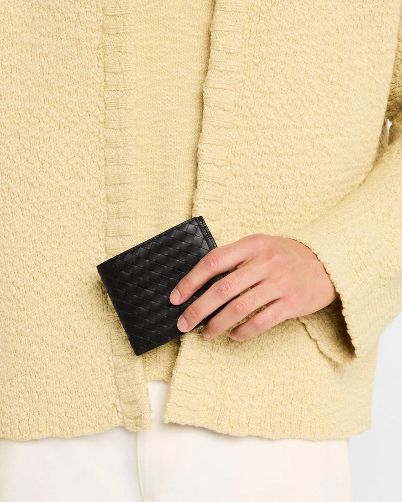 Bottega Veneta Men's Intrecciato Piccolo Bifold Wallet With Coin Purse 2