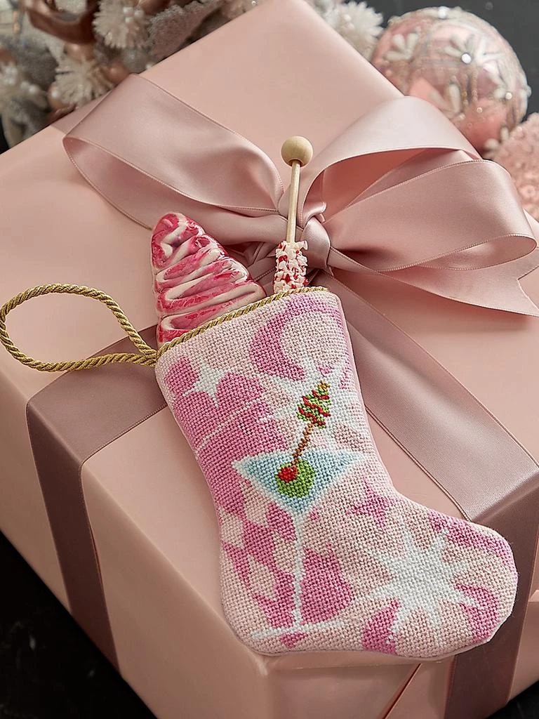 Bauble Stockings Pink Holly Jolly Molly Martini Mini Bauble Stocking