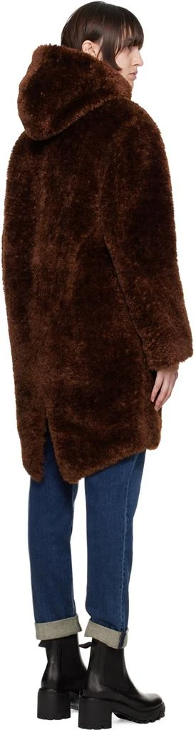 Rag & Bone Brown Iggy Faux-Fur Coat 3