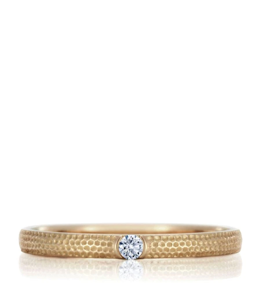 De Beers Rose Gold and Diamond Talisman Azulea Ring 1