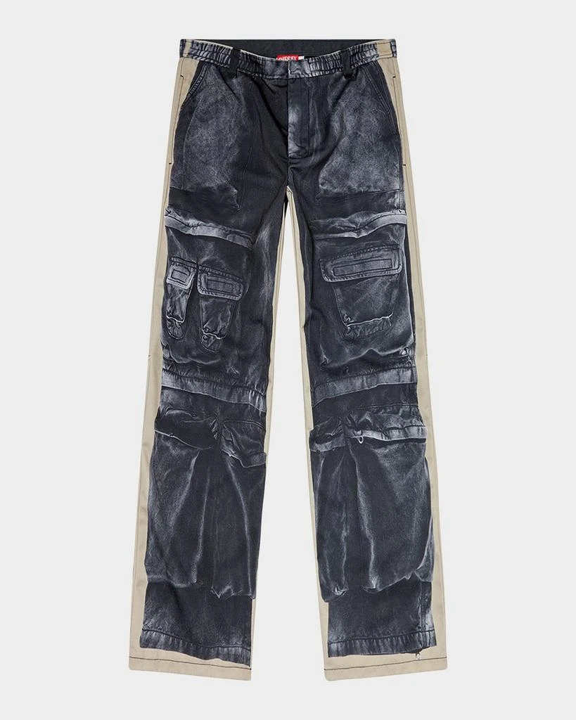 Diesel Men's P-Schulz Printed Jeans 1