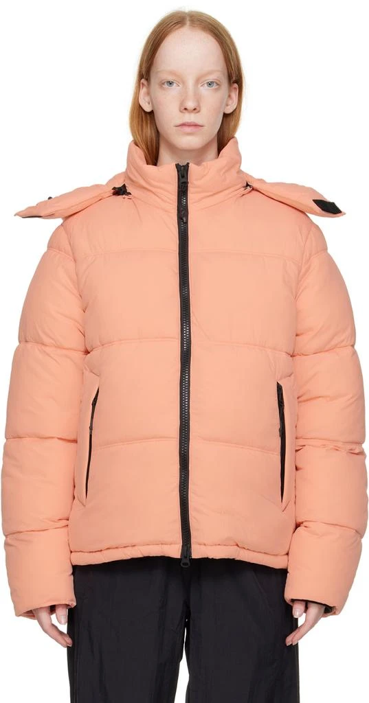 The Very Warm Pink Hooded Puffer Jacket 1