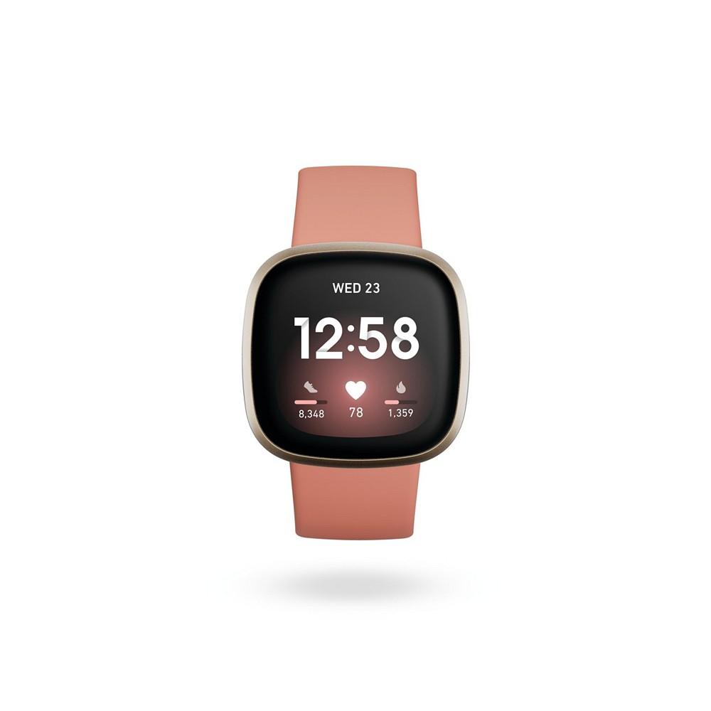 Fitbit Versa 3 Pink Clay Strap Smart Watch 39mm