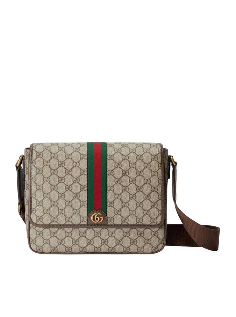 Gucci Gucci Messenger Bag With `Interlocking G` - Shoulder