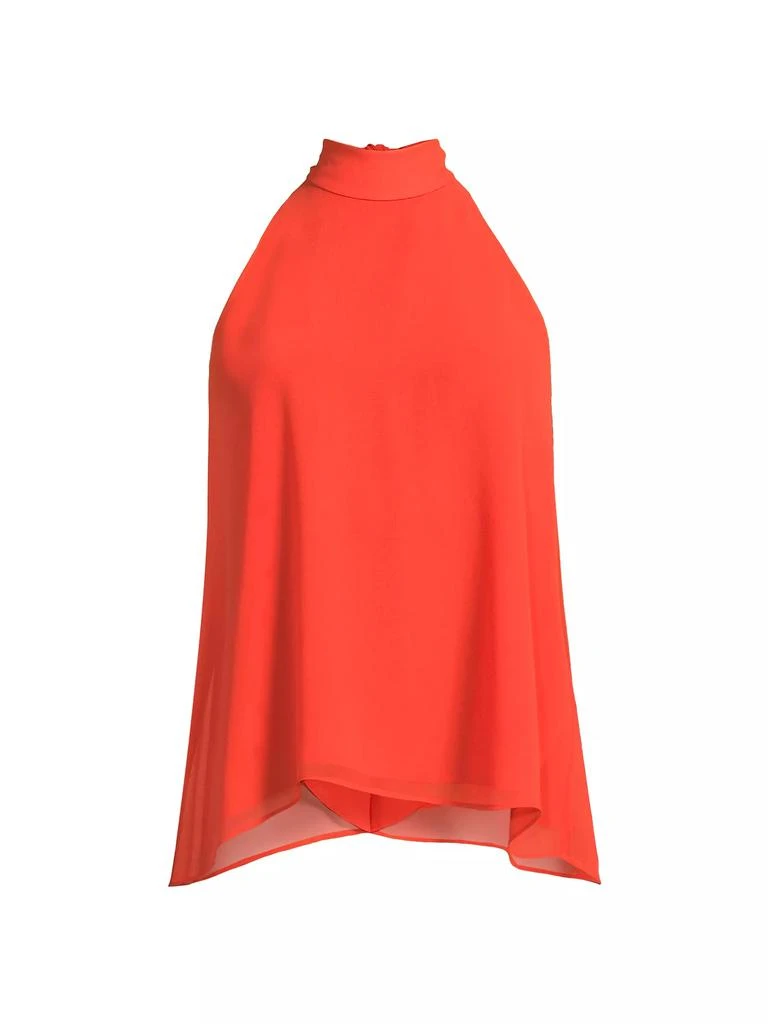 UNGARO Perry Chiffon Sleeveless Blouse 1