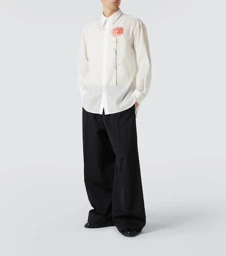 Simone Rocha Carnation printed dress shirt 2