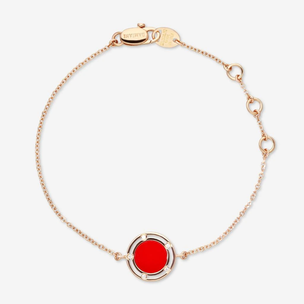 Damiani Damiani 18K Rose Gold Diamond Chain Bracelet 20086909-copy