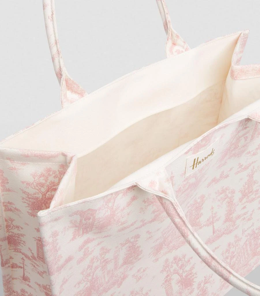 Harrods Toile Grocery Shopper Bag 4