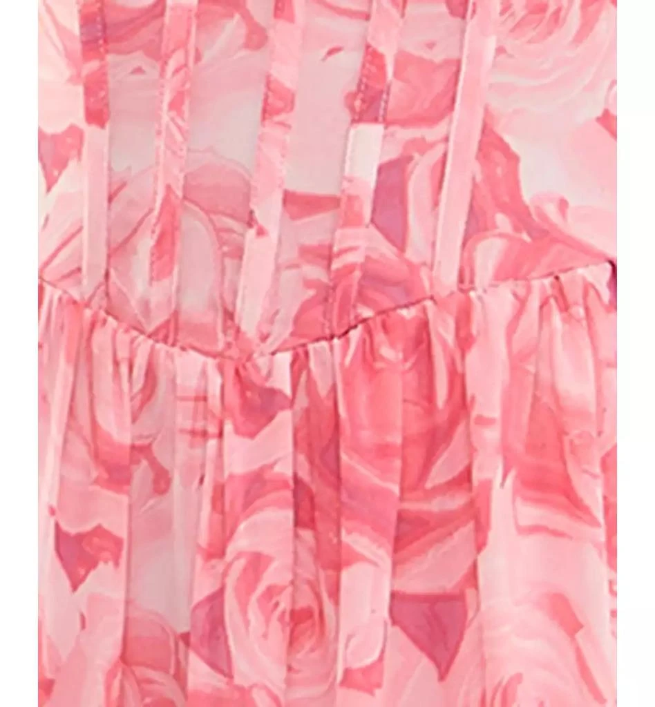 Crystal Doll Juniors' Tie-Shoulder Tiered Chiffon Maxi Dress 4