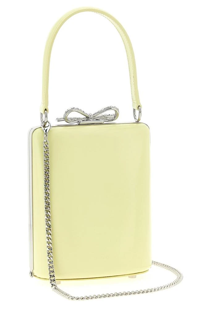 Self Portrait Self-Portrait Bow Clasp Leather Tote Bag 2