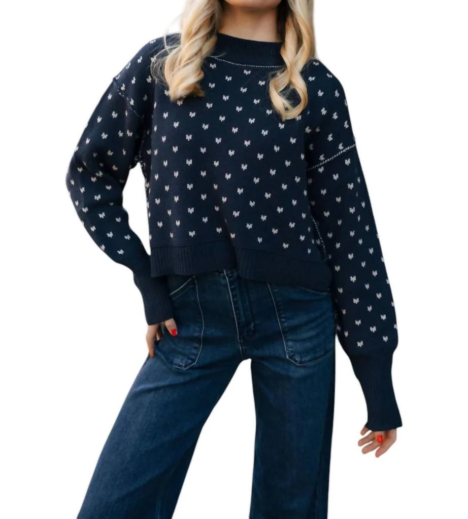 Miou Muse Miou Muse - Patterned Sweater 1