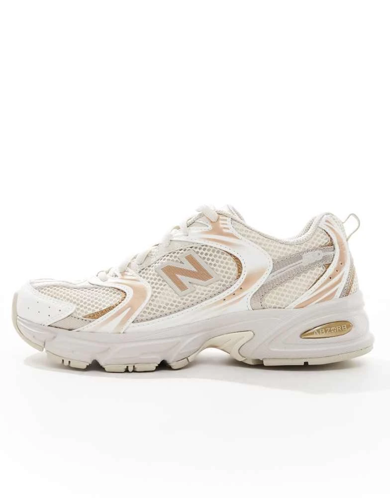 New Balance New Balance 530 trainers in light gold metallic - exclusive to ASOS 2