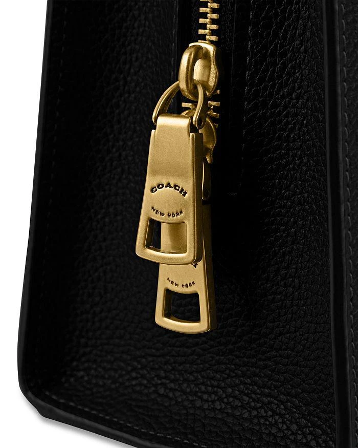 Coach Carter 28 Small Polished Pebble Leather Carryall Travel Bag 7