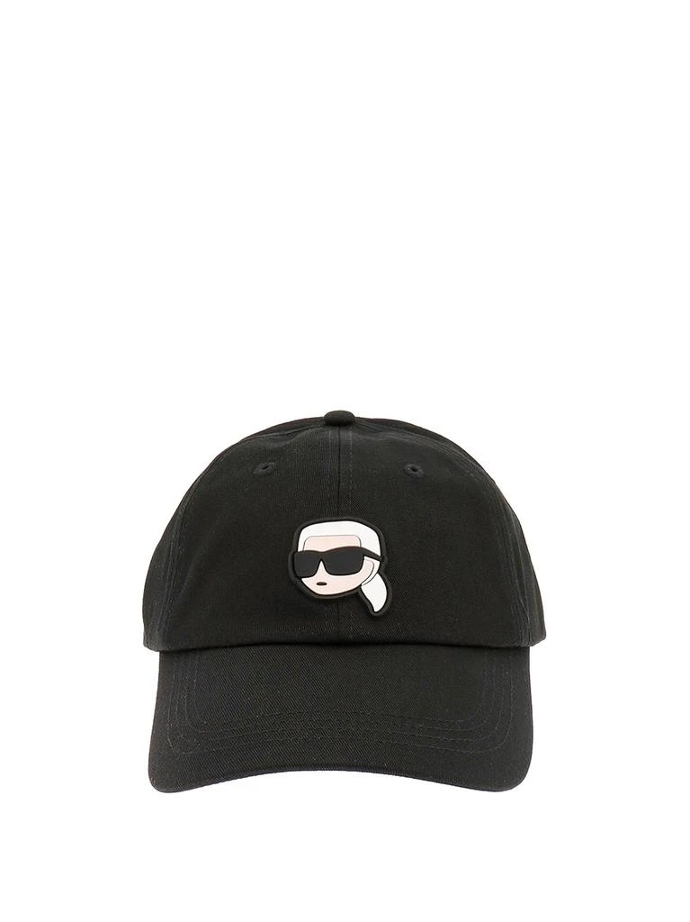 Karl Lagerfeld Paris Karl Lagerfeld K/Ikonik 2.0 Logo Patch Baseball Cap 1