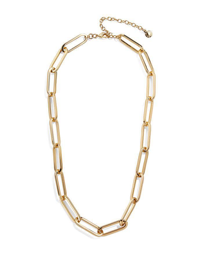 BAUBLEBAR Hera Large-Link Collar Necklace, 17"-20"