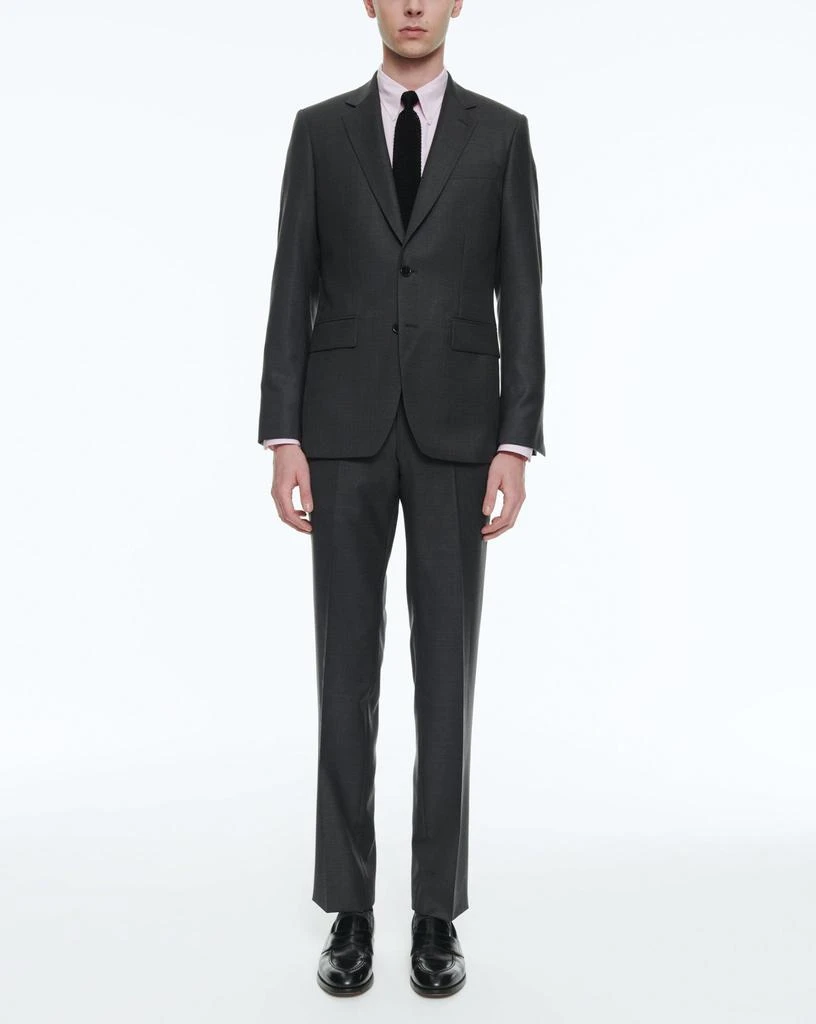 预计3周后发货 Fursac Fursac - Veste En Laine Fil-À-Fil - Gris Moyen 3