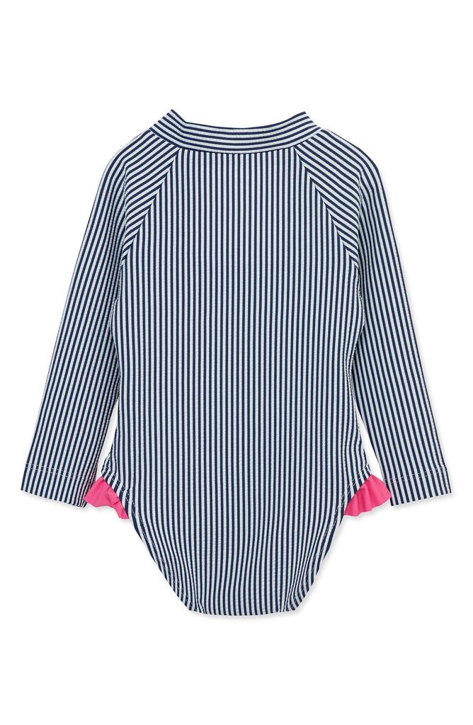 Little Me Stripe One-Piece Rashguard