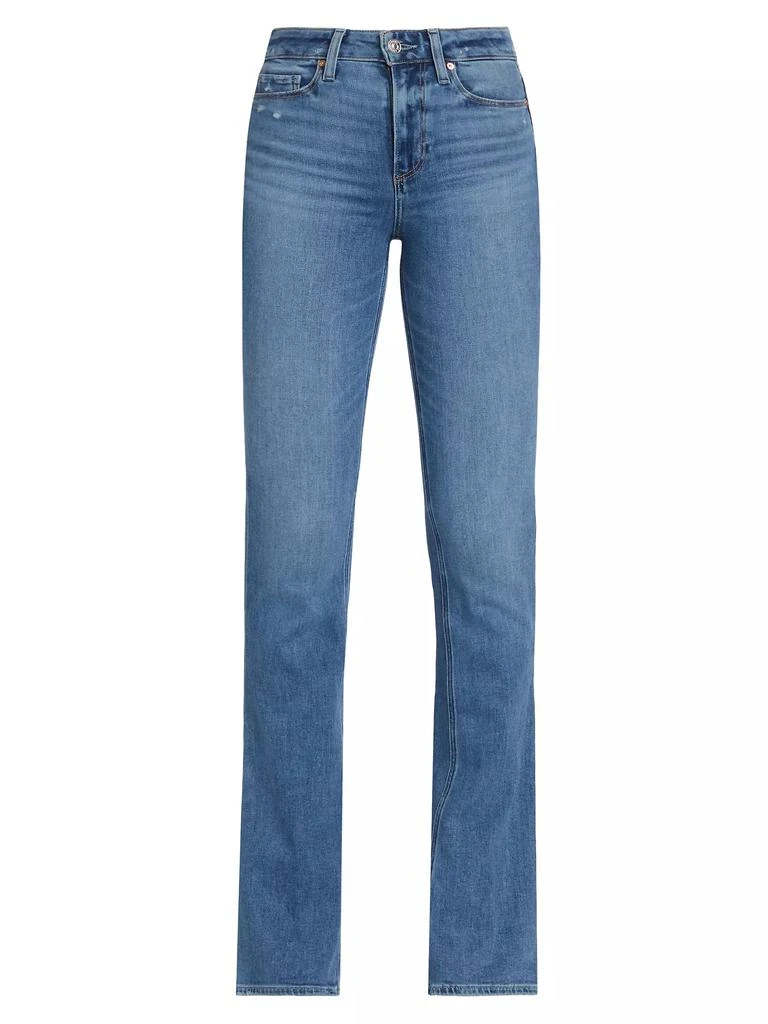 Paige Laurel Canyon High-Rise Straight-Leg Jeans 1