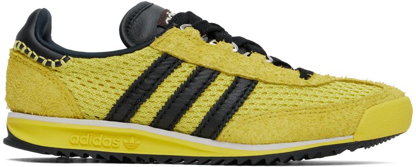 Wales Bonner Yellow & Black adidas Originals Edition SL76 Sneakers