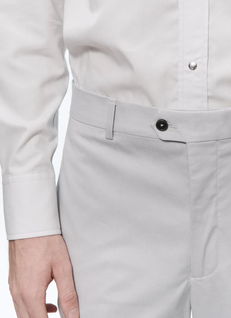 预计3周后发货 Fursac Fursac - Chino En Gabardine De Coton - Perle 2
