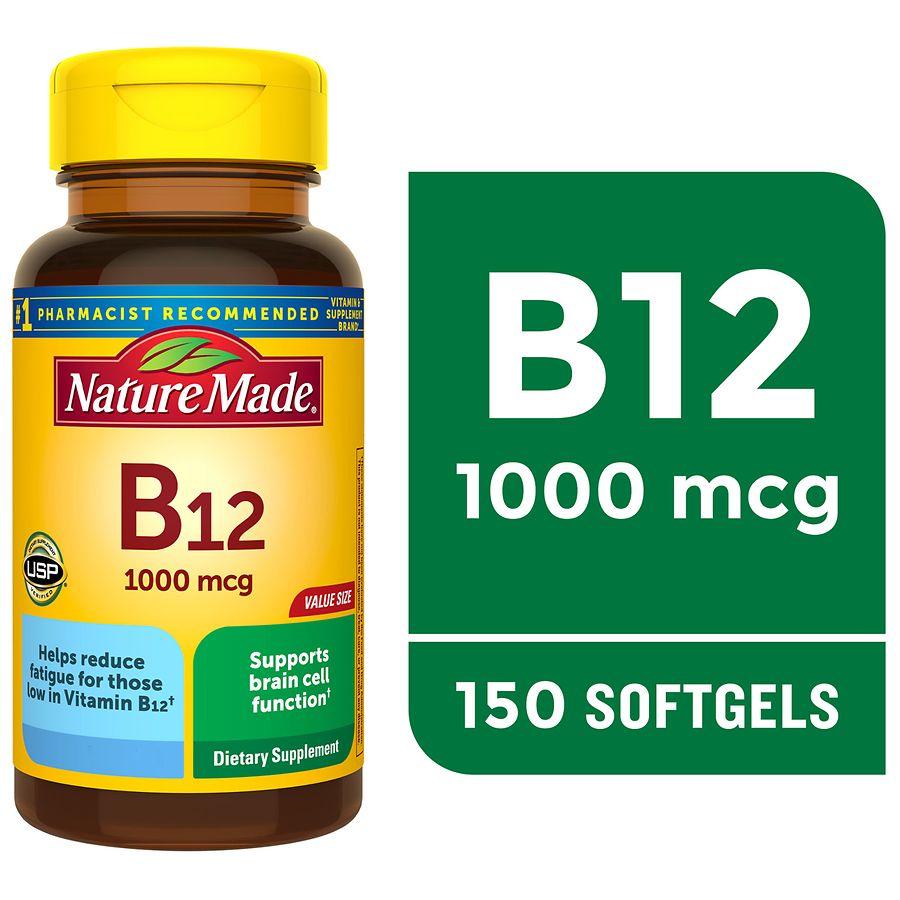 Nature Made Vitamin B12 1000 mcg Softgels 150