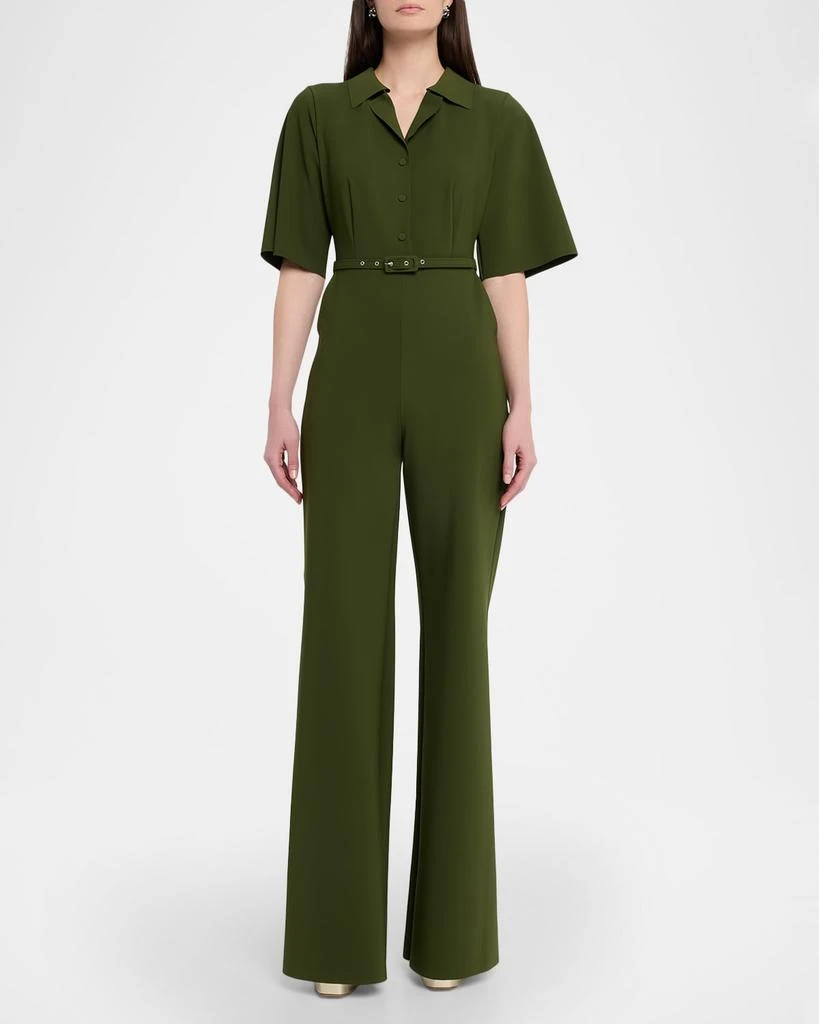 Chiara Boni Naho Belted Straight-Leg Jumpsuit 2