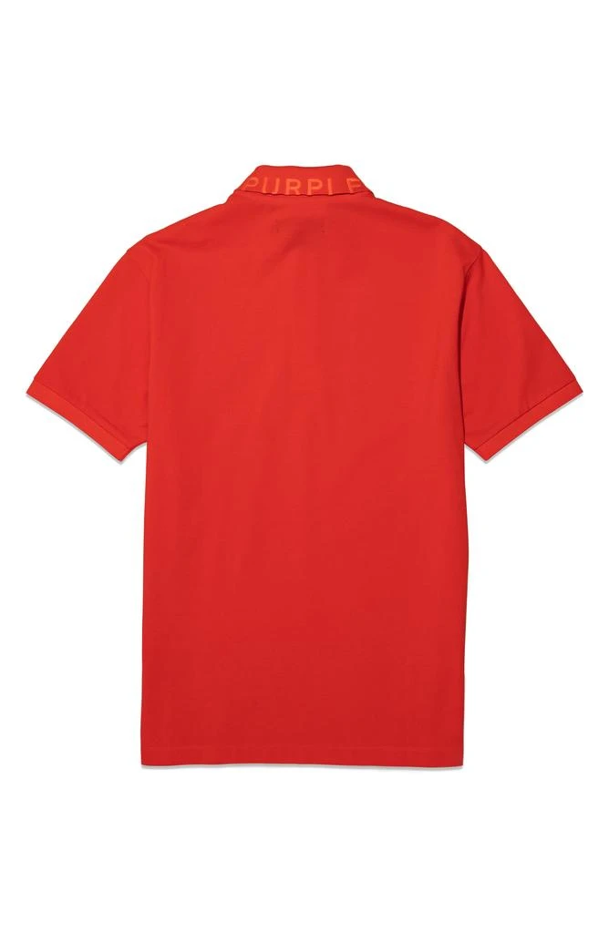 Purple Brand Cotton Knit Piqué Polo 4