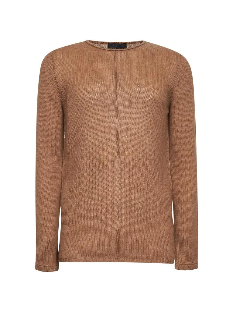 PRADA ABBIGLIAMENTO PRADA ABBIGLIAMENTO | Camel cashmere crewneck sweater | Man | 50 1
