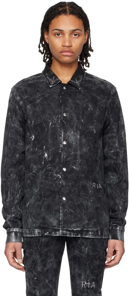 RTA Black Parlan Denim Jacket 1