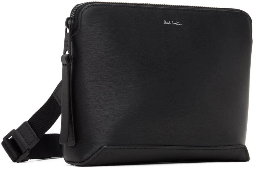 Paul Smith Black Leather Musette Bag 2