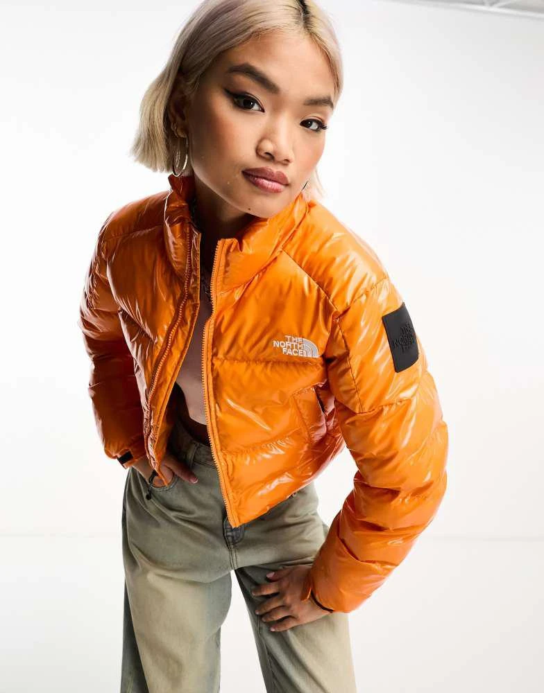 The North Face The North Face Rusta 2.0 insulated puffer jacket in orange 1