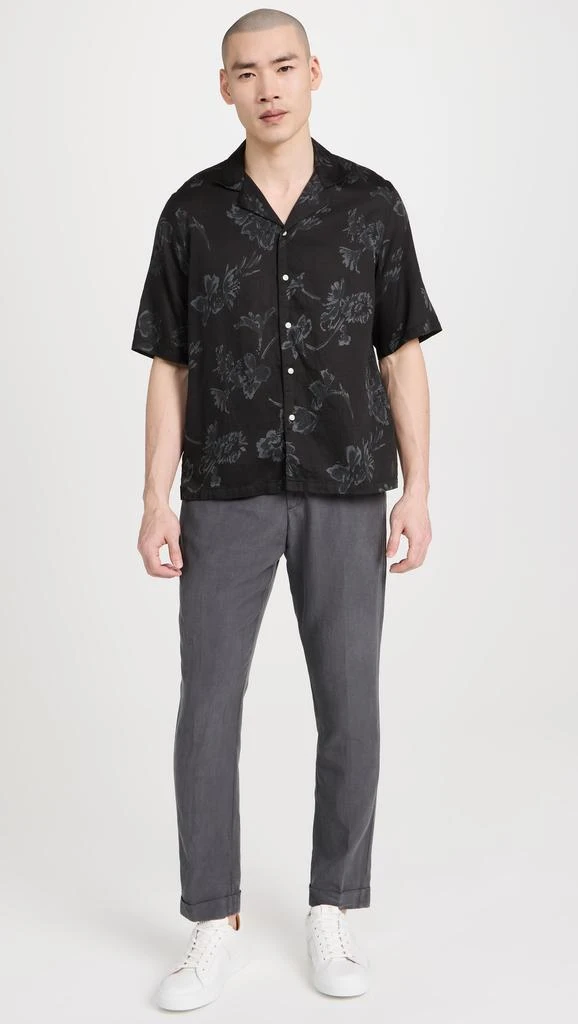 Officine Generale Eren Flower Print Shirt 4