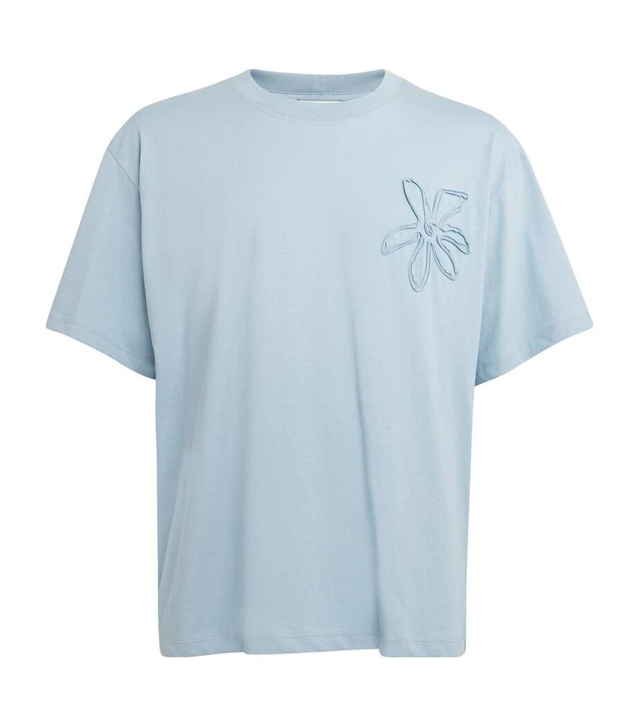 Sandro Paris Appliqué Flower T-Shirt 1