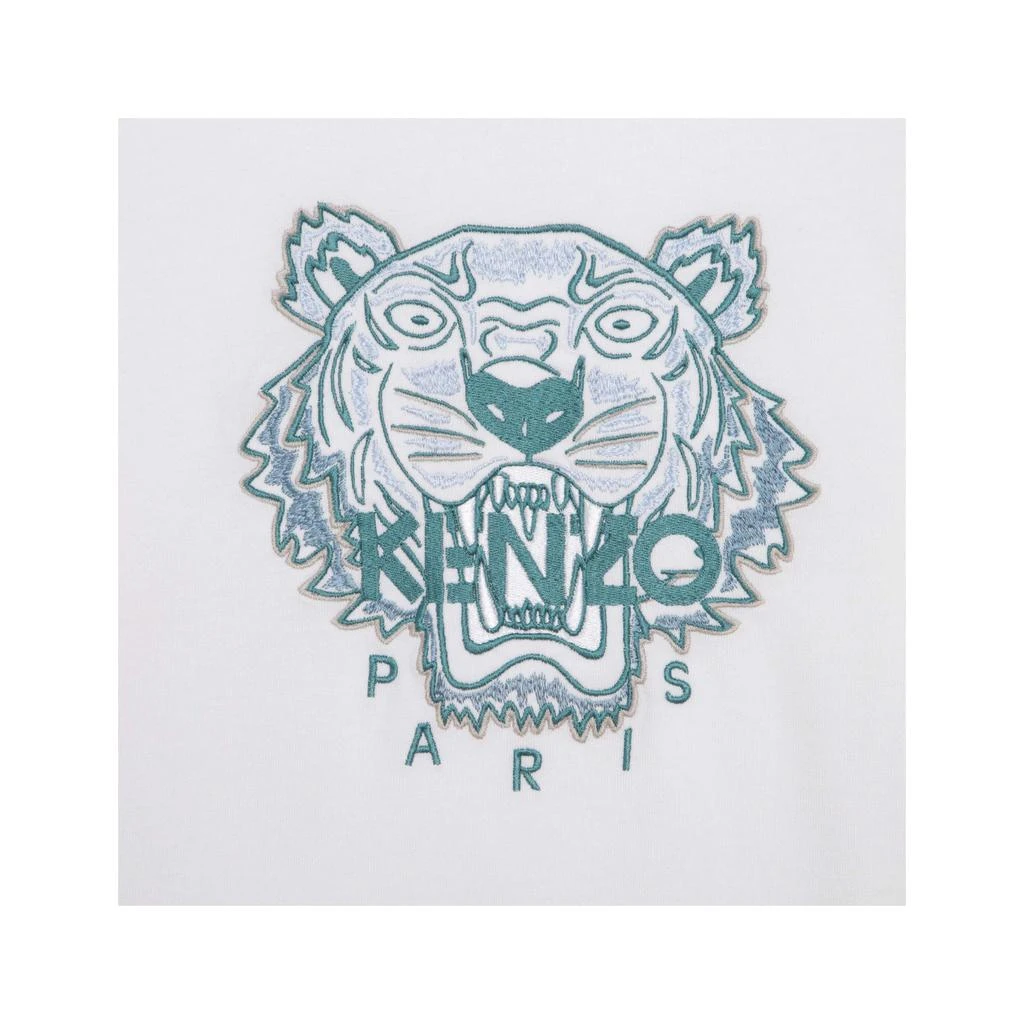 预计3周后发货 Kenzo T-Shirt Manches Courtes Blanc Casse - Enfant Garçon - Kenzo Kids 3