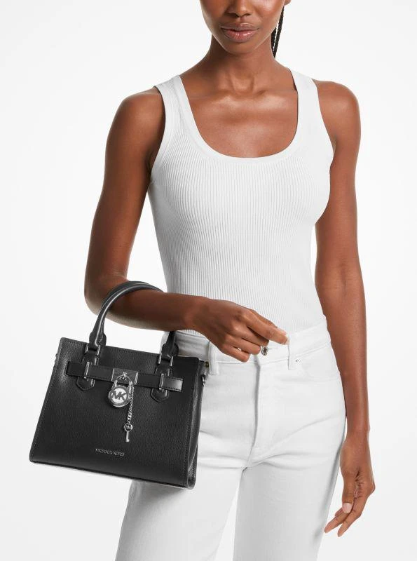 Michael Kors Hamilton Small Leather Satchel 3