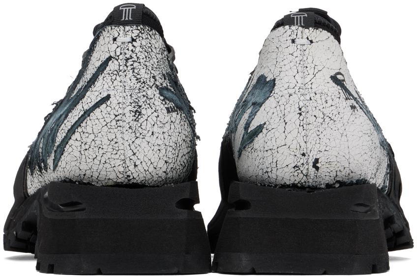Demon White & Black Poyana Boots